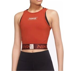 NWOT! Nike Pro Women's Cinnabar Pro Dri Fit Tank Top - Size Medium 💛